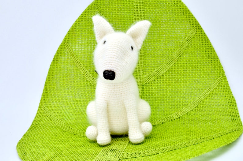 Bull Terrier Crochet Pattern, Crochet Dog Pattern, Amigurumi Bull Terrier Pattern, Crochet English Bull Terrier Dog image 7