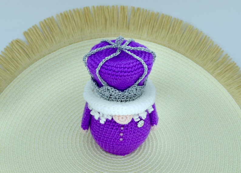 Queen Elizabeth II Platinum Jubilee Gnome Crochet Pattern Etsy