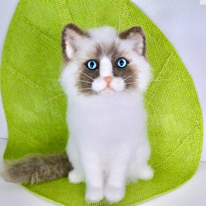 Ragdoll Cat Crochet Pattern, Crochet Amigurumi Cat, Сrochet Fluffy Cat, Crochet Realistic Looking Cat Pattern