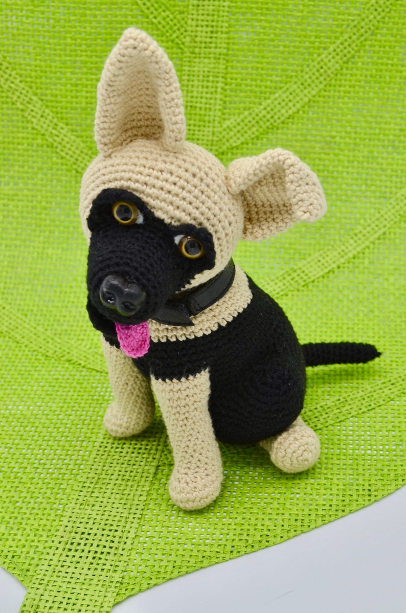 German Shepherd Dog Crochet Pattern Amigurumi Crochet Dog Etsy