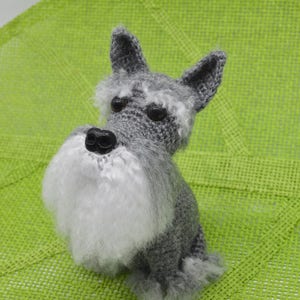 Schnauzer Crochet Pattern, Crochet Dog Pattern image 4