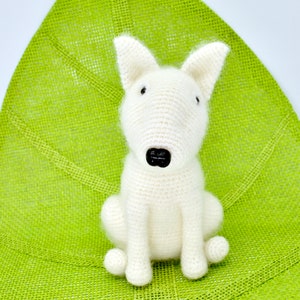 Bull Terrier Crochet Pattern, Crochet Dog Pattern, Amigurumi Bull Terrier Pattern, Crochet English Bull Terrier Dog image 3