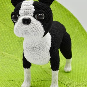 Boston Terrier Crochet Pattern, Crochet Dog Amigurumi Pattern, Crochet Boston Terrier Pattern image 3