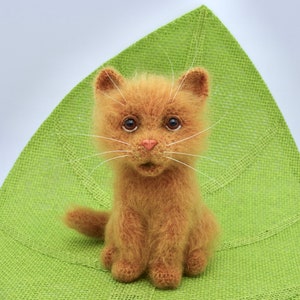 Crochet Cat Pattern, Crochet Ginger Cat Pattern, Crochet Amigurumi Ginger Cat, Realistic Cat image 4