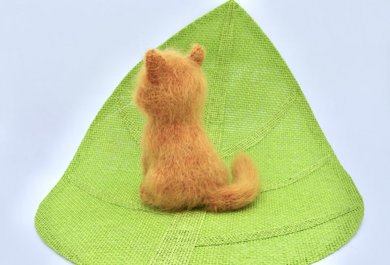 Crochet Cat Pattern, Crochet Ginger Cat Pattern, Crochet Amigurumi Ginger Cat, Realistic Cat image 6
