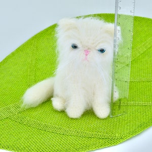 Crochet Cat Pattern, Crochet Persian Cat Pattern, Crochet Amigurumi White Cat image 9