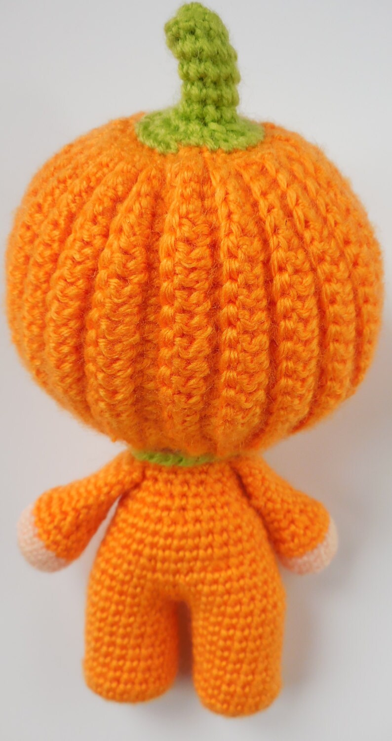 Crochet Pumpkin Pattern, Crochet Pattern Amigurumi Doll, Crochet Pumpkin Pippa image 3