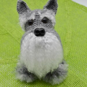 Schnauzer Crochet Pattern, Crochet Dog Pattern image 2