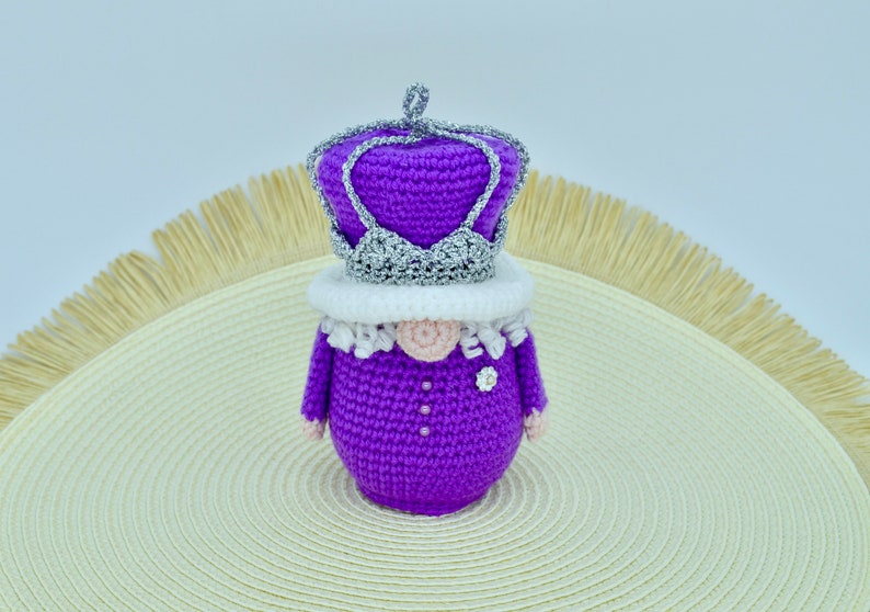 Queen Elizabeth II Platinum Jubilee Gnome Crochet Pattern Etsy