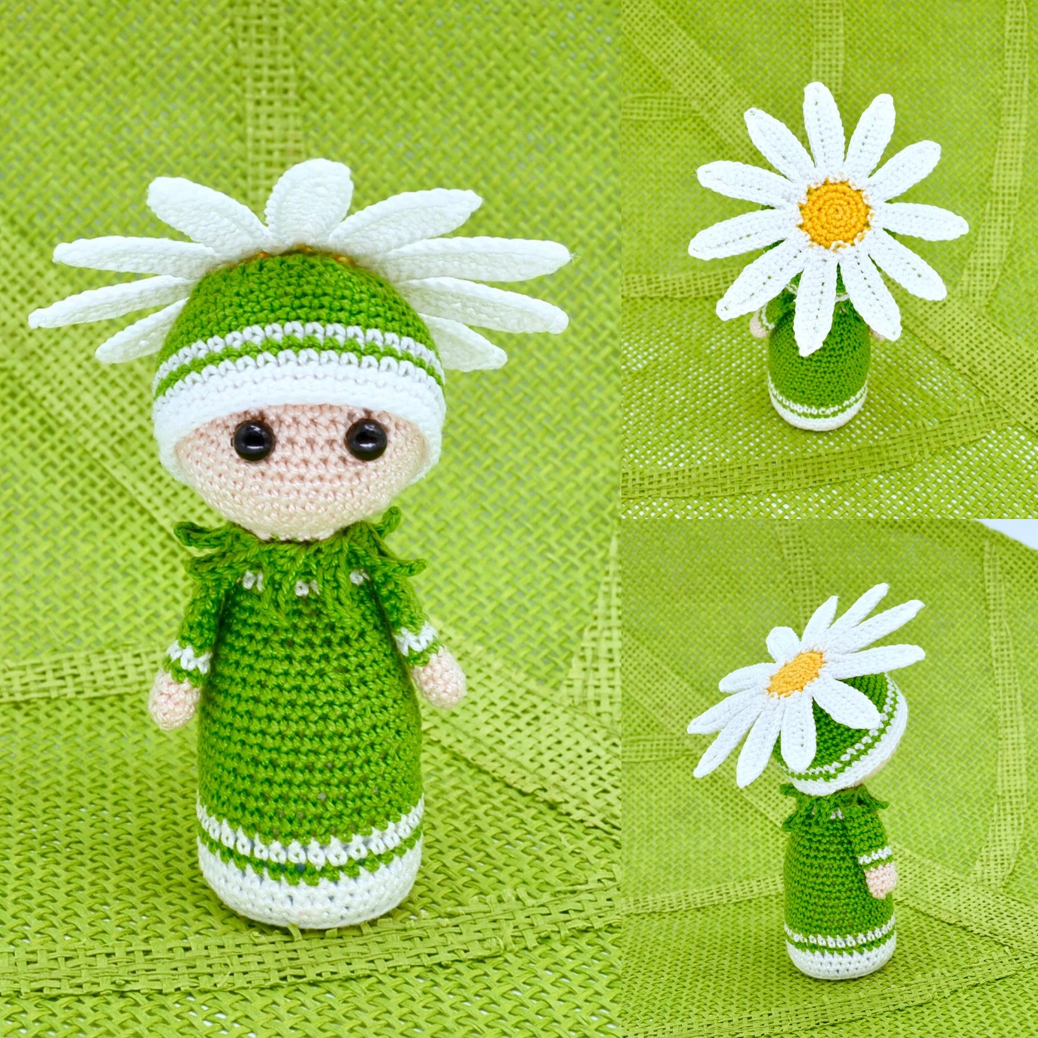 Crochet Daisy Doll Crochet Pattern Amigurumi Doll Daisy Etsy UK