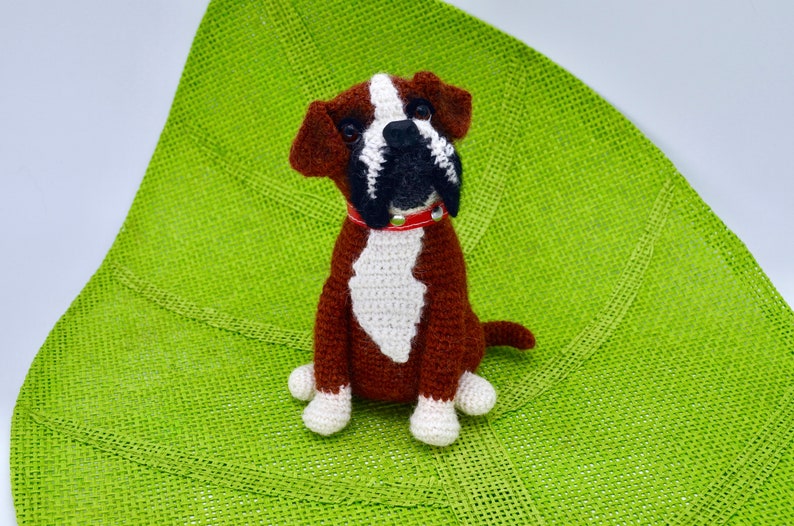 Boxer Crochet Pattern Crochet Boxer Dog Pattern Amigurumi Etsy