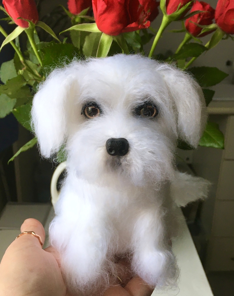 Maltese Crochet Pattern Crochet Dog Pattern Amigurumi Etsy