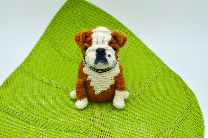 REAL English Bulldog Crochet Pattern, Bulldog Dog Amigurumi Pattern, Crochet Dog Pattern, Crochet Bulldog Pattern image 2