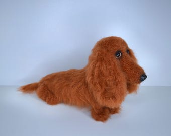 Dachshund Crochet Pattern, Dog Amigurumi Pattern, Crochet Sausage Dog Pattern, Realistic Dog Crochet Pattern