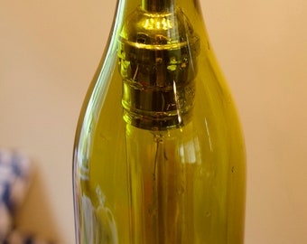 Pendant Light Glass Wine Bottle - Chardonnay Style