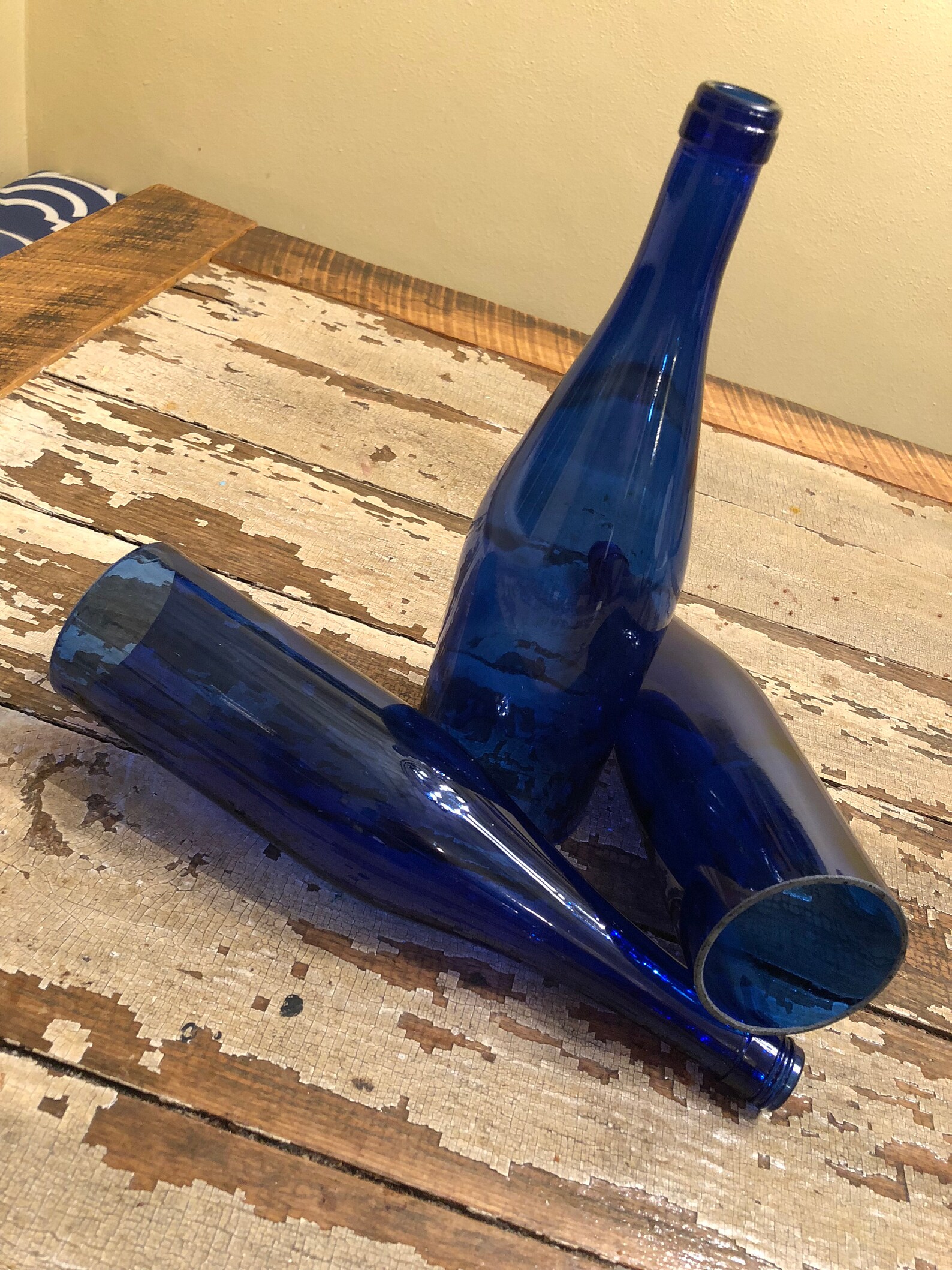 Wine Bottle Bottom Cut Etsy