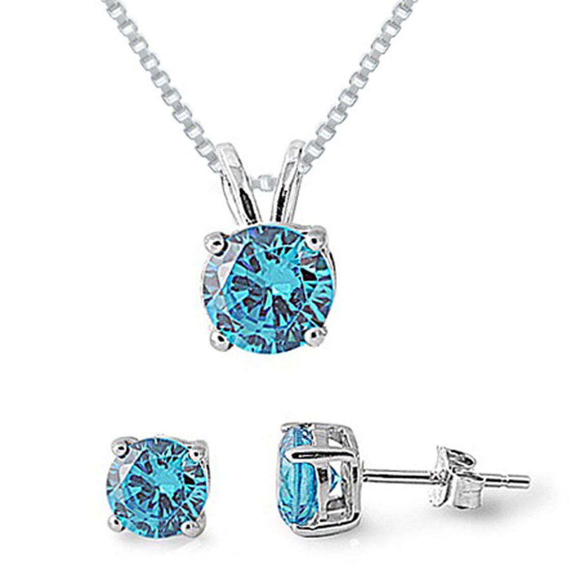 March birthstone jewelry sets Clearance