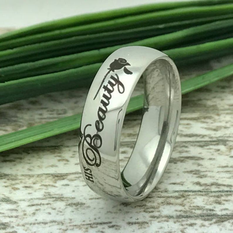 Tungsten Wedding Ring 5.5mm Personalized Wedding Ring Comfort Fit Tungsten Wedding Band,Ring for Her Ring for Him