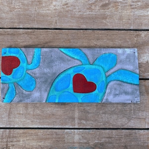 Sea Turtle Painting, Sea Turtle Art, Sea Turtle Decor, Beach House Decor, Beach Art, Sea Turtle Gift, Nautical Decor, Tropical Decor
