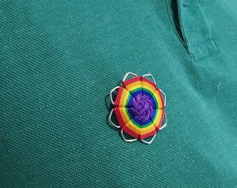 Pride Pin, Pride Brooch, Rainbow Pin, Gay Pin