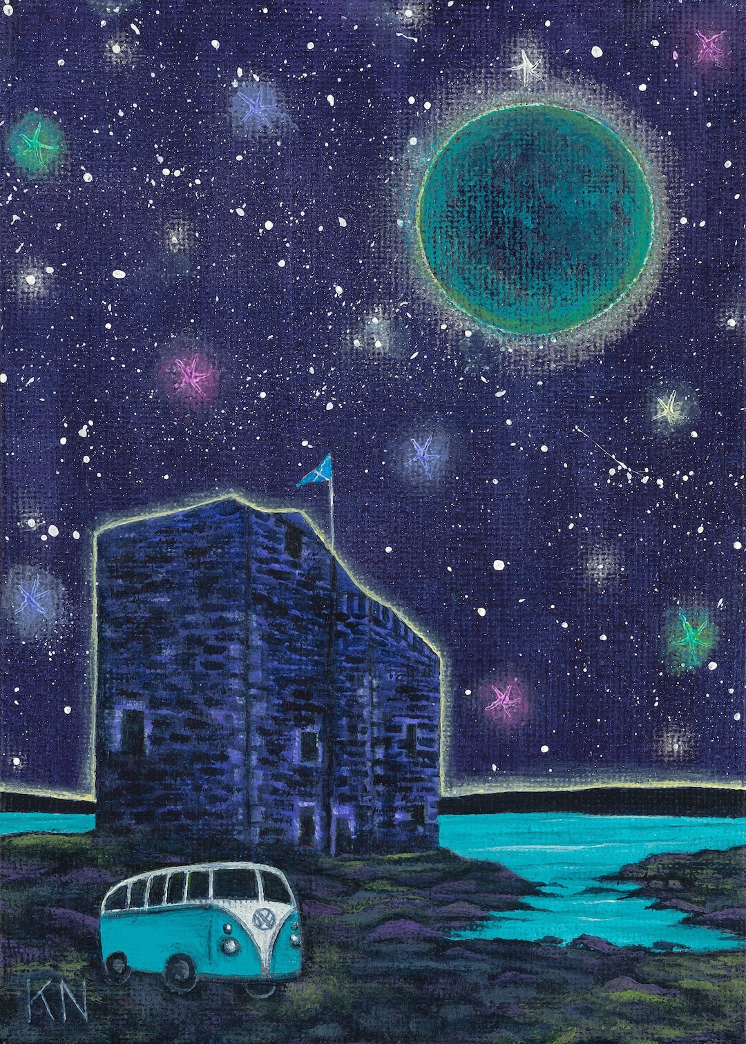 Camper Dreams at Portencross portencrosscastle Etsy UK