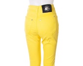 Versace Jeans Couture Yellow High Waisted Jeans
