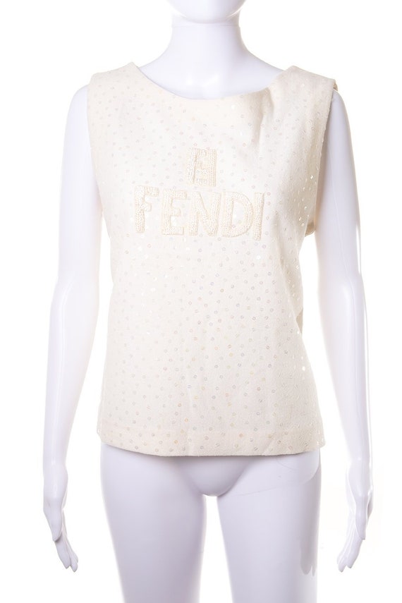 Fendi Sequin Tank Top