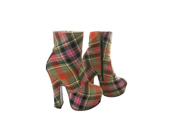 Vivienne Westwood Tartan Platform Heels