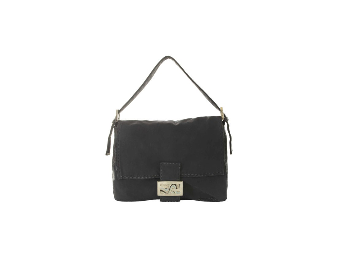 FENDI Mini Mamma Baguette Handbag Black Vintage vd2wz4 – VintageShop solo