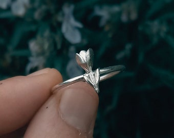 Anello Tulipano in argento 925