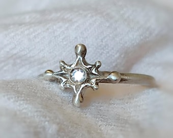 MISURA 13 1/2 .Merletto n.4 Argento 925