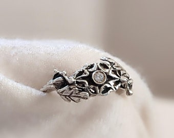 MISURA 13 1/2 Anello Merletto n.5 Argento 925