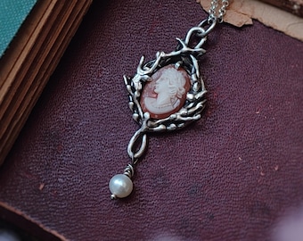 Collana Fairy Garden con Cammeo Antico