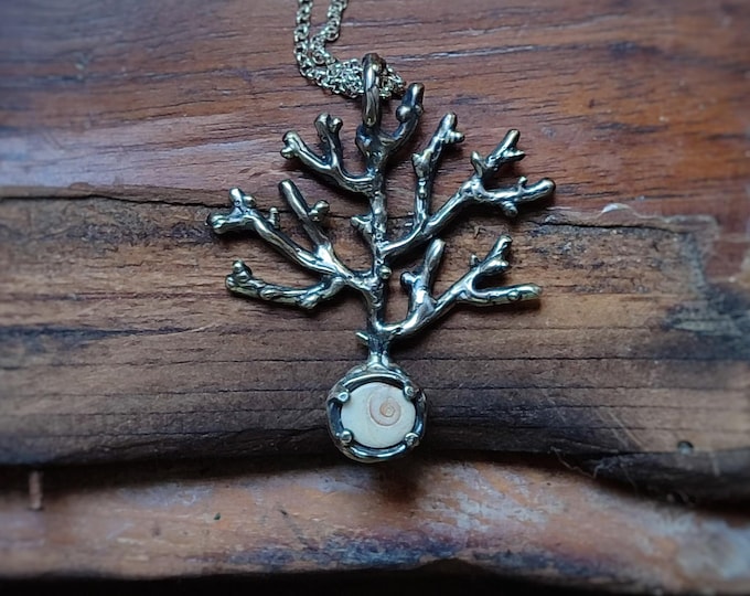 Featured listing image: Collana Ramo di corallo in Argento 925 e Occhio di Santa Lucia