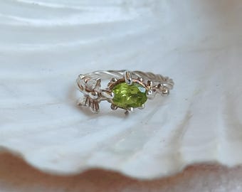 Anello Fairy Garden con Peridoto
