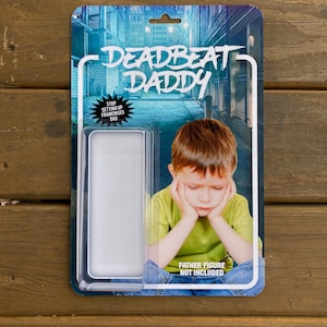 Deadbeat Daddy Figurine d’action personnalisée sur blister Card