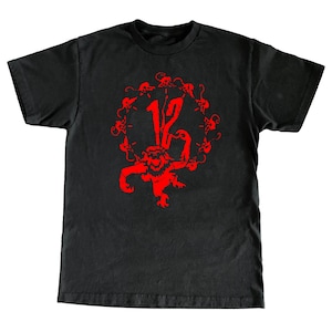 12 AFFEN Schwarzes Shirt