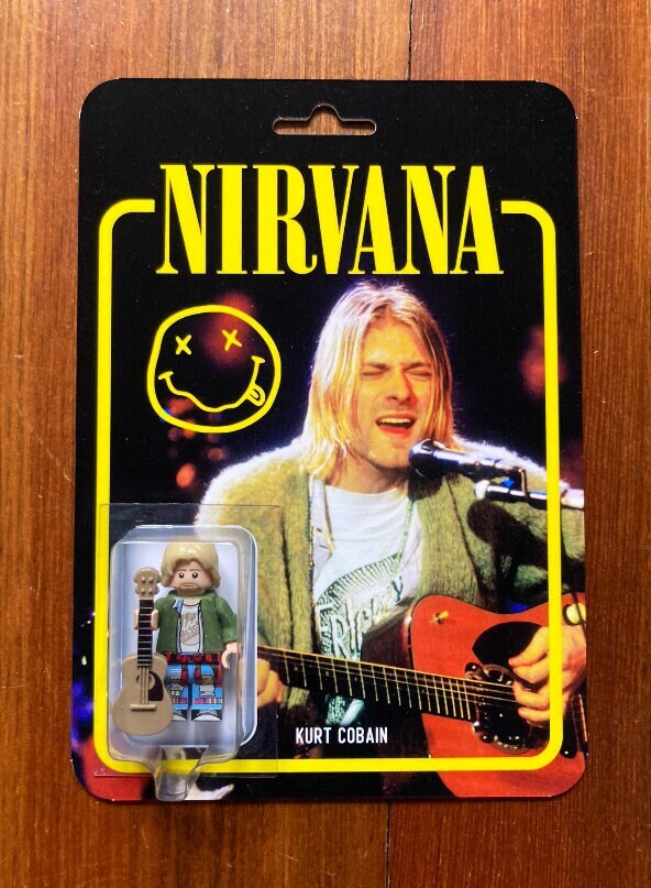 NIRVANA カート・コバーン ミニフィギュア(カスタムブリスター NIRVANA カート・コバーン ミニフィギュア(カスタムブリスター