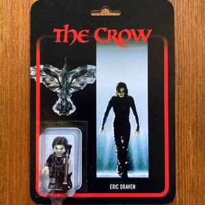 THE CROW Eric Draven Minifig with Custom Blister Card