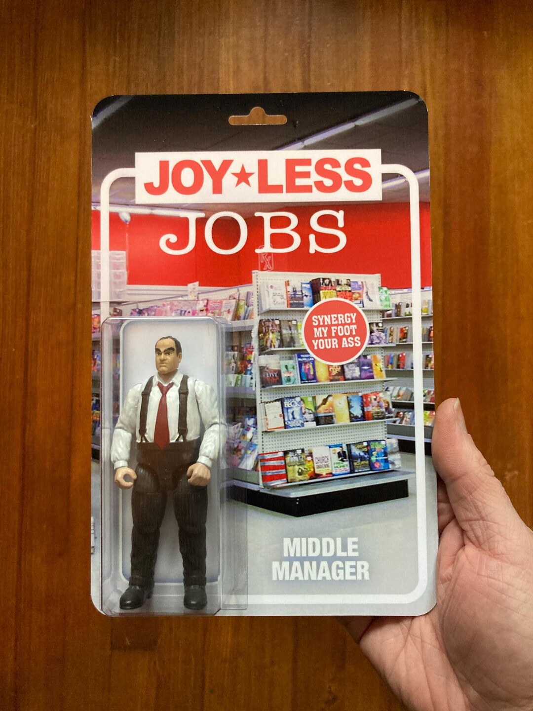 Joyless Jobs MIDDLE MANAGER Custom Action Figure on Blister Card - Etsy