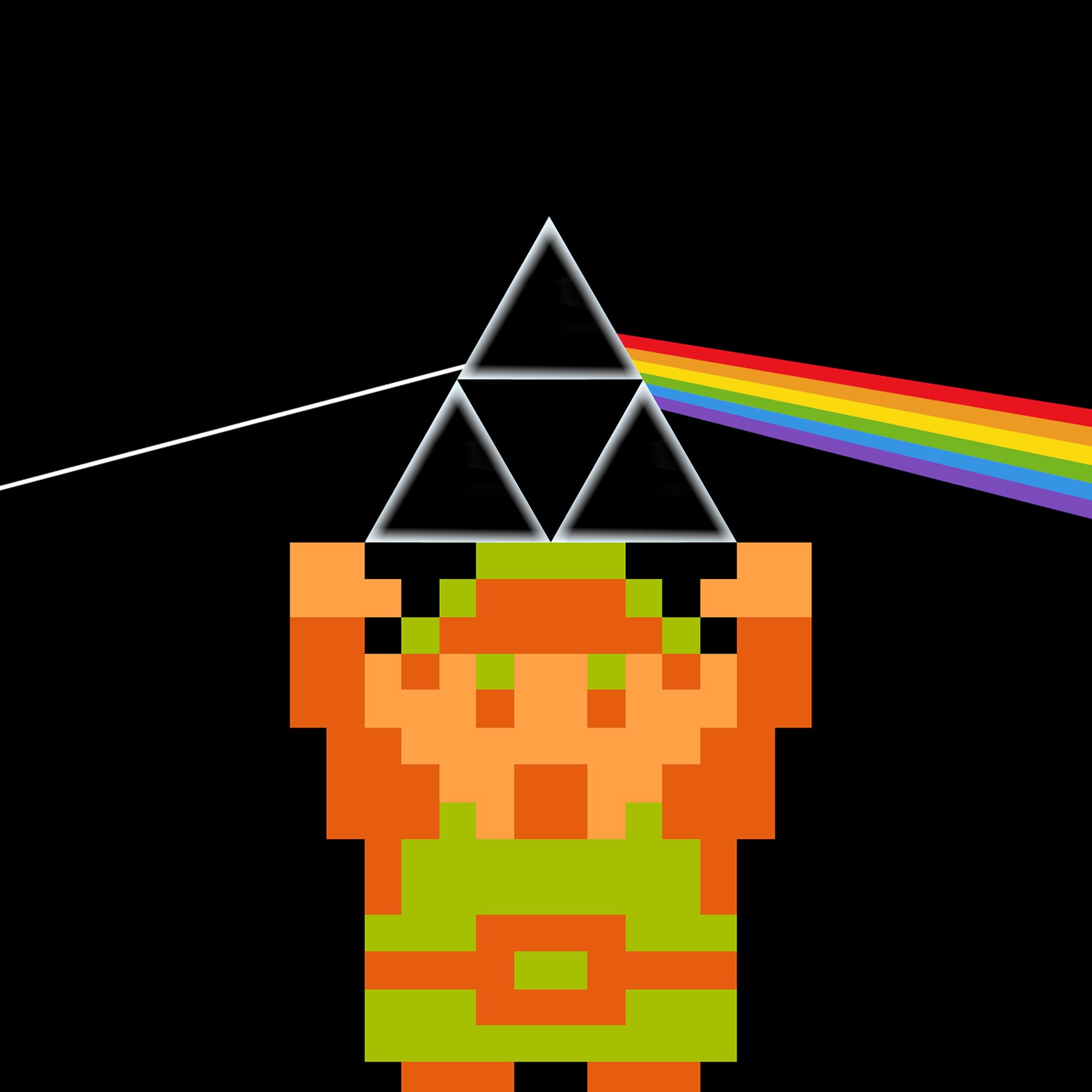 Zelda Dark Side of the Link 8bit Pixel Art Print Poster - Etsy