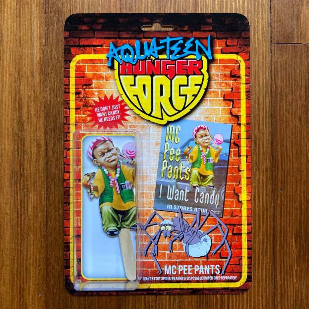 MC Pee Pants ATHF Aqua Teen Hunger Force Custom Toy With Blister Card
