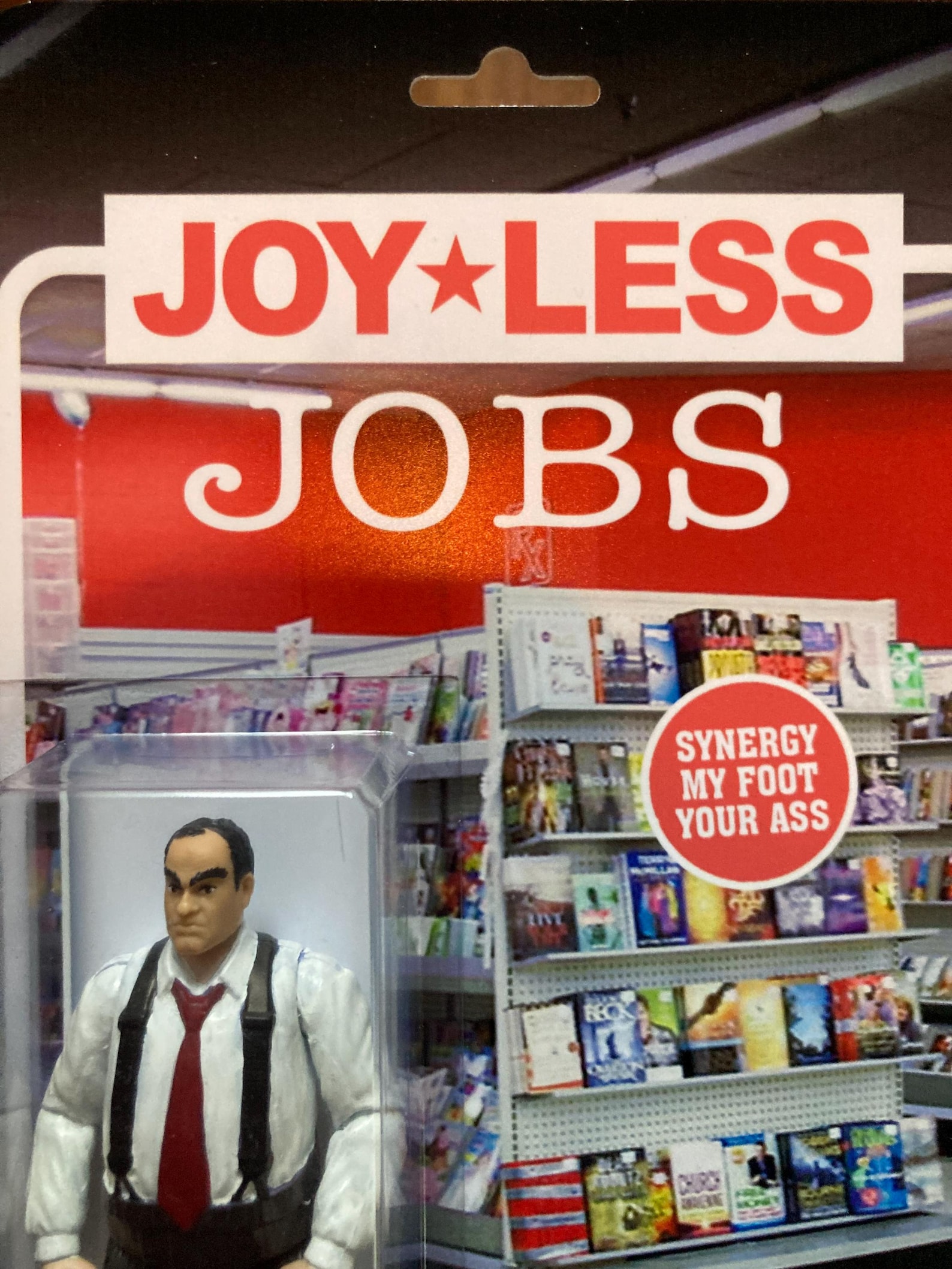 Joyless Jobs MIDDLE MANAGER Custom Action Figure on Blister Card - Etsy