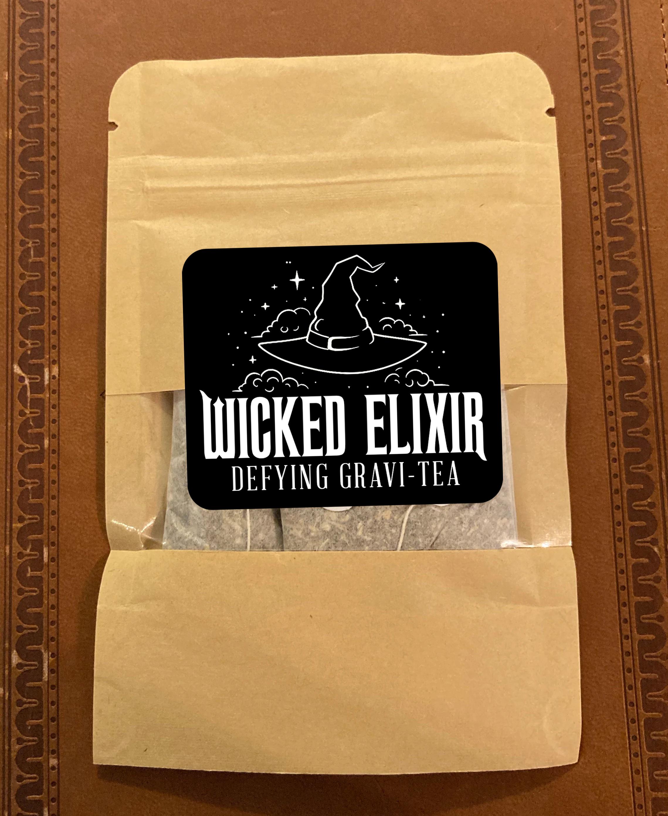 Wicked Elixir Labels WICKED ELIXIR Defying Gravi-tea - Etsy