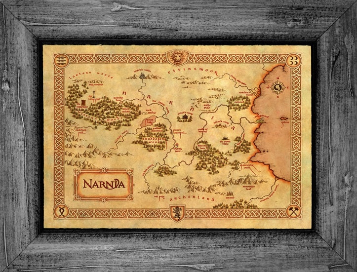 Narnia Map - Etsy