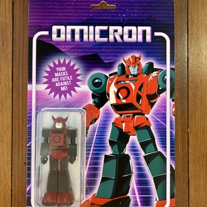 OMICRON Transformers Funny Custom Toy avec carte blister