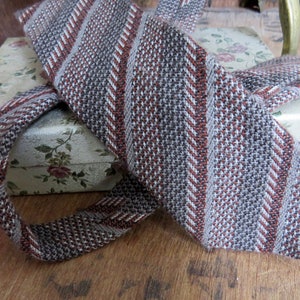 Pure Wool Tie, Wool Necktie, Brown Wool Tie, Vintage Wool Tie, Woven Tie, Madison Tie, Striped Brown Tie, 1980s Tie, Country Gentleman,