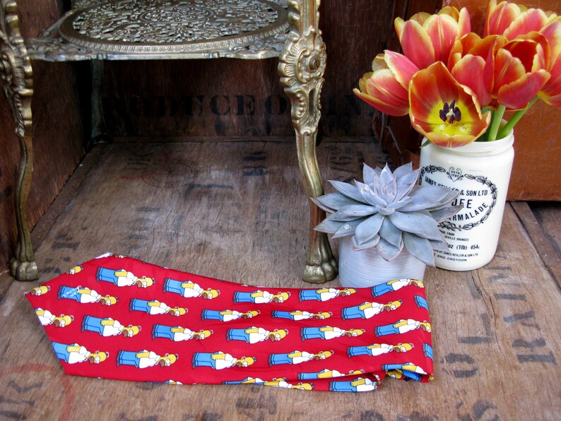 Bart Simpson Vintage Tie Simpsons Tie The Simpsons Tie Simpsons Necktie Marge Simpson Cartoon Tie 1990s Homer Simpson Matt Groening