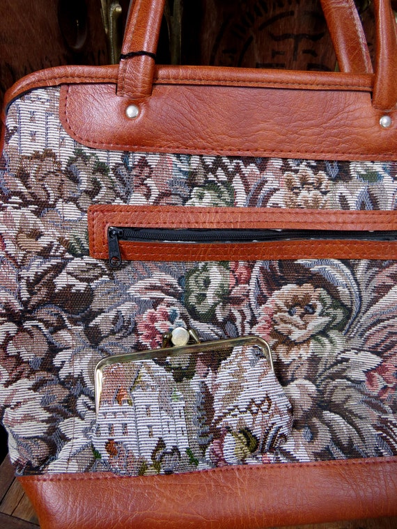 Tapestry Handbag, Carpet Bag, Hilmar Manchester, … - image 4