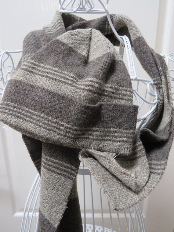 Mens Hat and Scarf, Ergee Hat Scarf, Made In Aust… - image 1